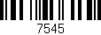 Código de barras (EAN, GTIN, SKU, ISBN): '7545'