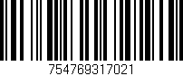 Código de barras (EAN, GTIN, SKU, ISBN): '754769317021'