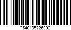 Código de barras (EAN, GTIN, SKU, ISBN): '7548165226932'