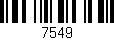 Código de barras (EAN, GTIN, SKU, ISBN): '7549'