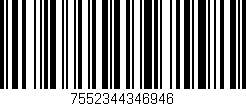 Código de barras (EAN, GTIN, SKU, ISBN): '7552344346946'
