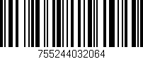 Código de barras (EAN, GTIN, SKU, ISBN): '755244032064'