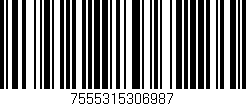 Código de barras (EAN, GTIN, SKU, ISBN): '7555315306987'