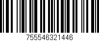 Código de barras (EAN, GTIN, SKU, ISBN): '755546321446'