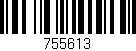 Código de barras (EAN, GTIN, SKU, ISBN): '755613'