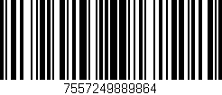 Código de barras (EAN, GTIN, SKU, ISBN): '7557249889864'