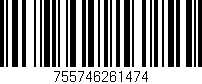 Código de barras (EAN, GTIN, SKU, ISBN): '755746261474'