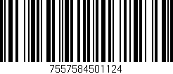 Código de barras (EAN, GTIN, SKU, ISBN): '7557584501124'