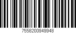 Código de barras (EAN, GTIN, SKU, ISBN): '7558200949948'