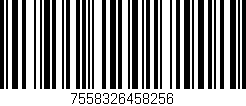 Código de barras (EAN, GTIN, SKU, ISBN): '7558326458256'