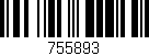 Código de barras (EAN, GTIN, SKU, ISBN): '755893'