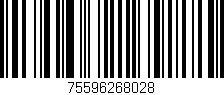Código de barras (EAN, GTIN, SKU, ISBN): '75596268028'
