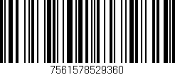 Código de barras (EAN, GTIN, SKU, ISBN): '7561578529360'