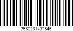 Código de barras (EAN, GTIN, SKU, ISBN): '7563261467546'