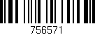 Código de barras (EAN, GTIN, SKU, ISBN): '756571'