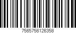 Código de barras (EAN, GTIN, SKU, ISBN): '7565756126358'