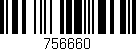 Código de barras (EAN, GTIN, SKU, ISBN): '756660'