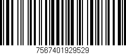 Código de barras (EAN, GTIN, SKU, ISBN): '7567401929529'