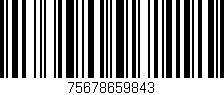 Código de barras (EAN, GTIN, SKU, ISBN): '75678659843'
