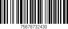 Código de barras (EAN, GTIN, SKU, ISBN): '75678732430'