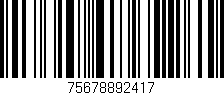 Código de barras (EAN, GTIN, SKU, ISBN): '75678892417'