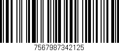 Código de barras (EAN, GTIN, SKU, ISBN): '7567987342125'