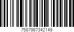 Código de barras (EAN, GTIN, SKU, ISBN): '7567987342149'