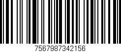 Código de barras (EAN, GTIN, SKU, ISBN): '7567987342156'
