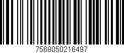 Código de barras (EAN, GTIN, SKU, ISBN): '7568050216497'