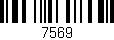 Código de barras (EAN, GTIN, SKU, ISBN): '7569'