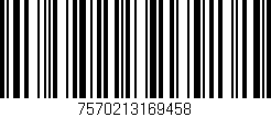Código de barras (EAN, GTIN, SKU, ISBN): '7570213169458'