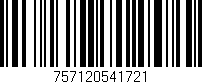 Código de barras (EAN, GTIN, SKU, ISBN): '757120541721'
