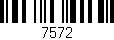 Código de barras (EAN, GTIN, SKU, ISBN): '7572'