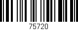 Código de barras (EAN, GTIN, SKU, ISBN): '75720'