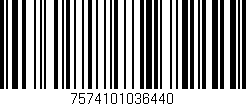 Código de barras (EAN, GTIN, SKU, ISBN): '7574101036440'