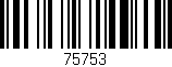 Código de barras (EAN, GTIN, SKU, ISBN): '75753'