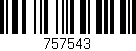 Código de barras (EAN, GTIN, SKU, ISBN): '757543'