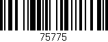 Código de barras (EAN, GTIN, SKU, ISBN): '75775'