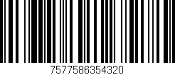 Código de barras (EAN, GTIN, SKU, ISBN): '7577586354320'