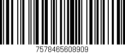 Código de barras (EAN, GTIN, SKU, ISBN): '7578465608909'