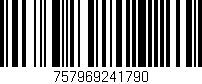 Código de barras (EAN, GTIN, SKU, ISBN): '757969241790'