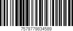 Código de barras (EAN, GTIN, SKU, ISBN): '7579779834589'