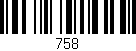 Código de barras (EAN, GTIN, SKU, ISBN): '758'