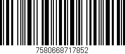 Código de barras (EAN, GTIN, SKU, ISBN): '7580668717852'
