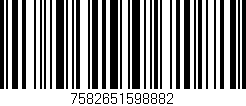 Código de barras (EAN, GTIN, SKU, ISBN): '7582651598882'