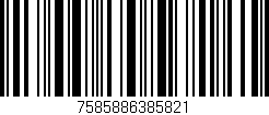 Código de barras (EAN, GTIN, SKU, ISBN): '7585886385821'