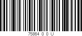 Código de barras (EAN, GTIN, SKU, ISBN): '75864_0_0_U'