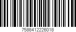 Código de barras (EAN, GTIN, SKU, ISBN): '7588412226018'