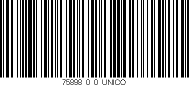 Código de barras (EAN, GTIN, SKU, ISBN): '75898_0_0_UNICO'