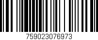 Código de barras (EAN, GTIN, SKU, ISBN): '759023076973'